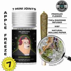 APE — 7 Mini joints Diamond infused + kief (4g)