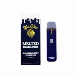 Big Chief Live Resin + Diamonds Disposable Rechargeable Vape Carts – 2 grams